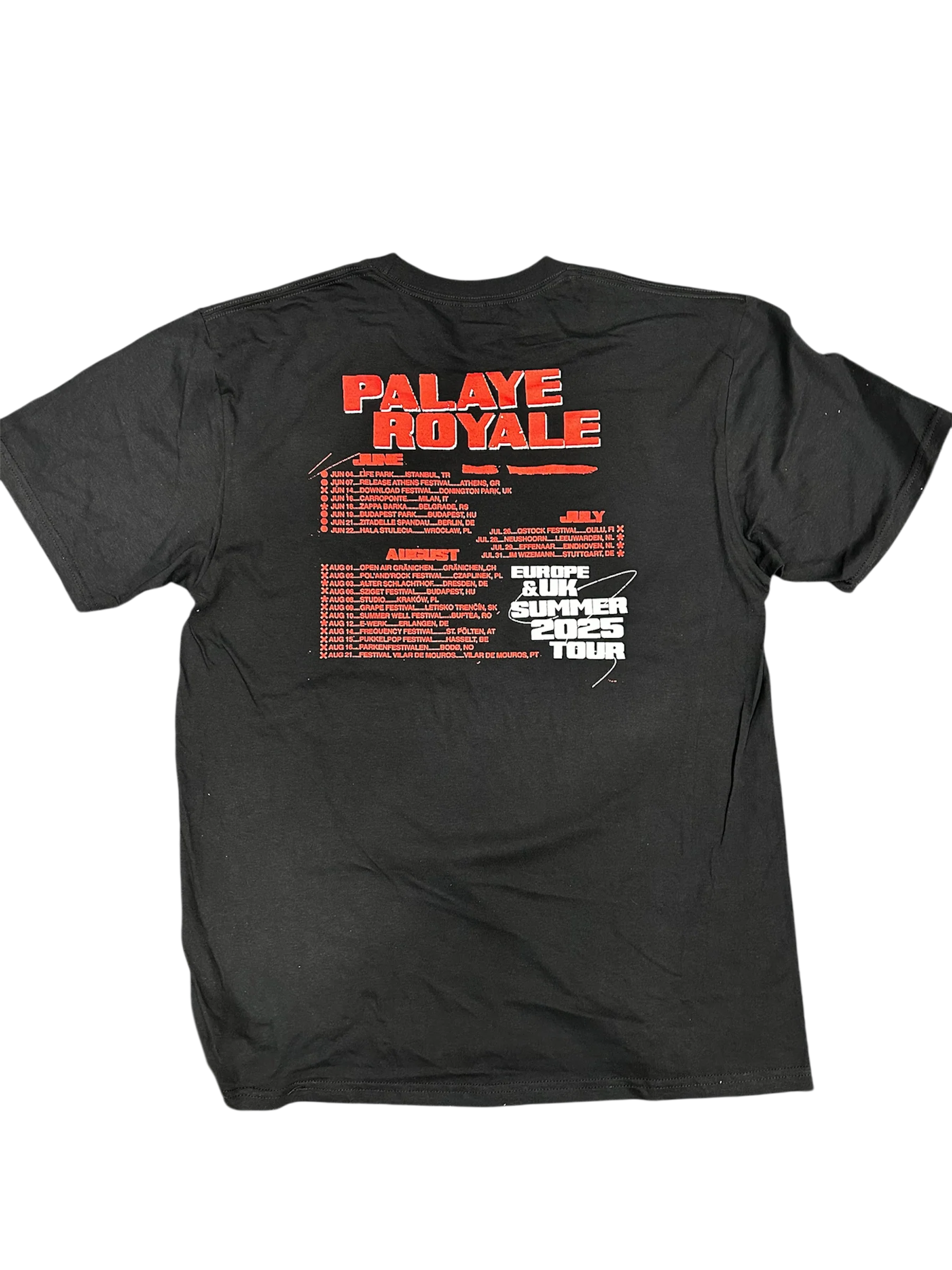 Europe & UK Summer 2025 Tour Shirt - Image 2
